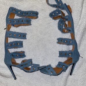 COPY - JEANS HIGH KNEES BOOTS